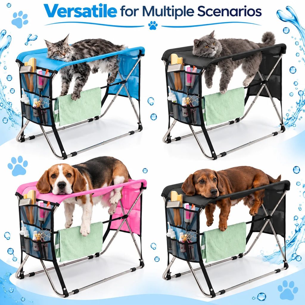 Foldable Pet Spa & Grooming Station